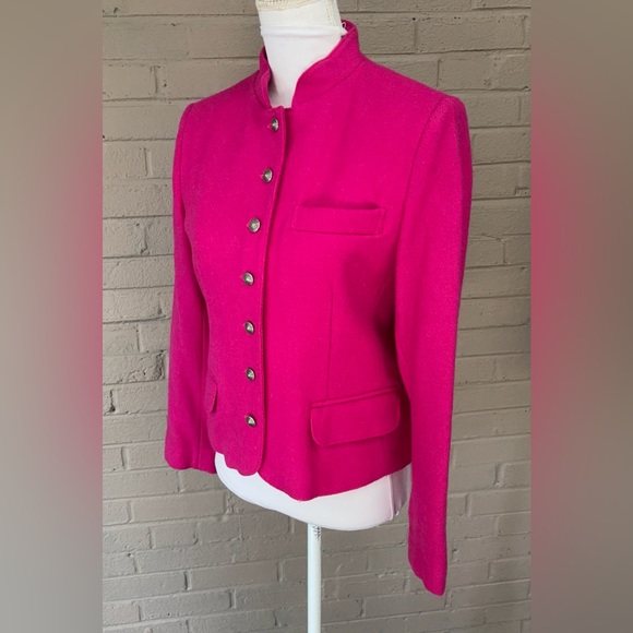 Vintage Magenta Wool blend jacket - Picture 5 of 14